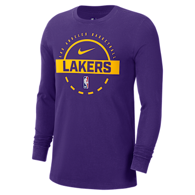 Los Angeles Lakers Men's Nike NBA Practice Long-Sleeve T-Shirt